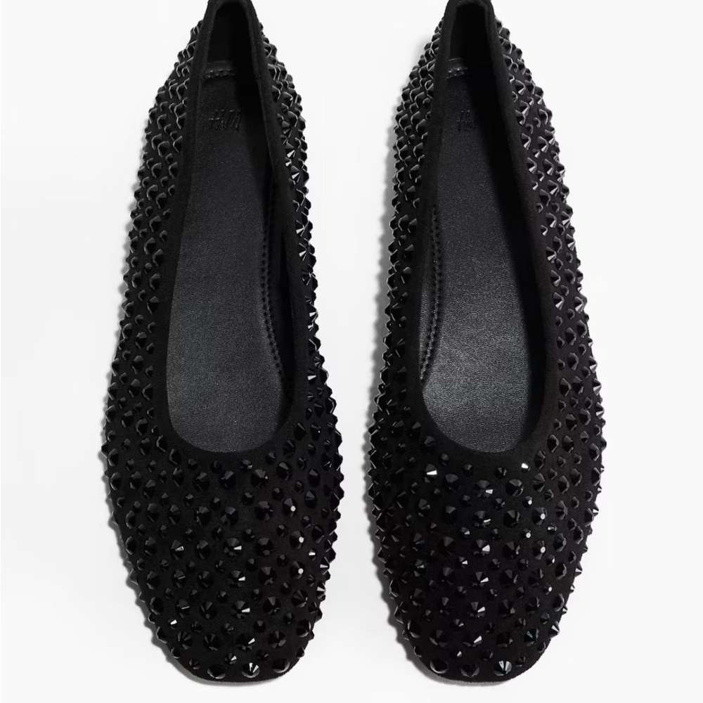 Isabel Marant pour H&M Black Studded Flats